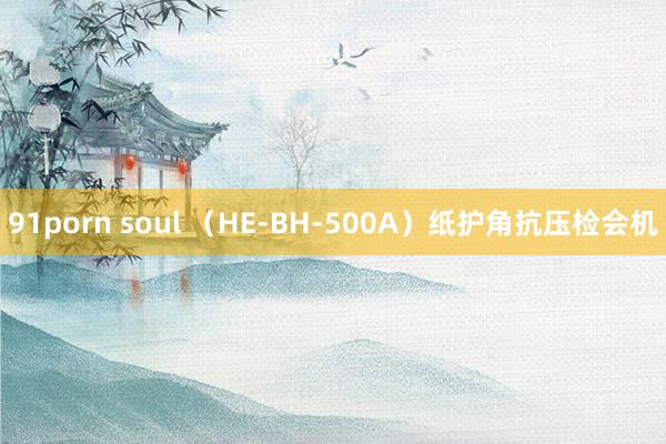 91porn soul （HE-BH-500A）纸护角抗压检会机